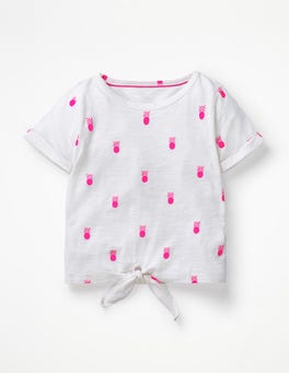 Jersey Tie-front Top