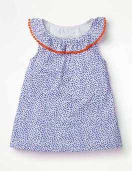 Printed Ruffle Tank