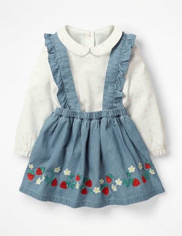 Nostalgic Woven Skirt Set