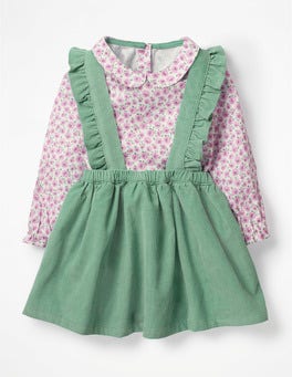 Nostalgic Woven Skirt Set