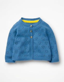 Lightweight Pointelle Cardigan
