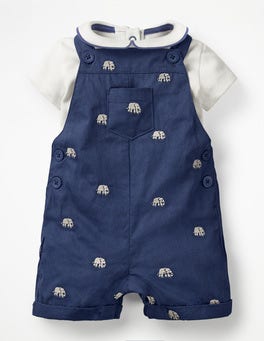 Dungaree and Body Set