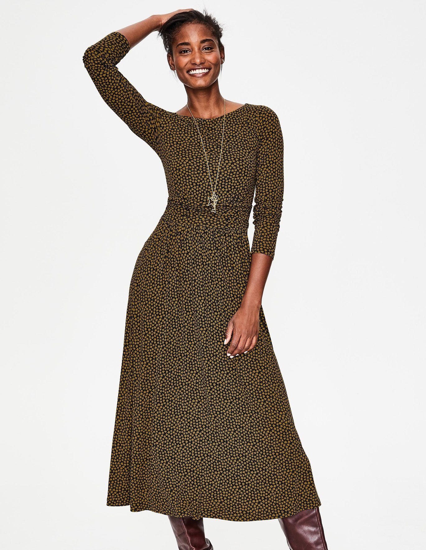 boden lucille jersey midi dress