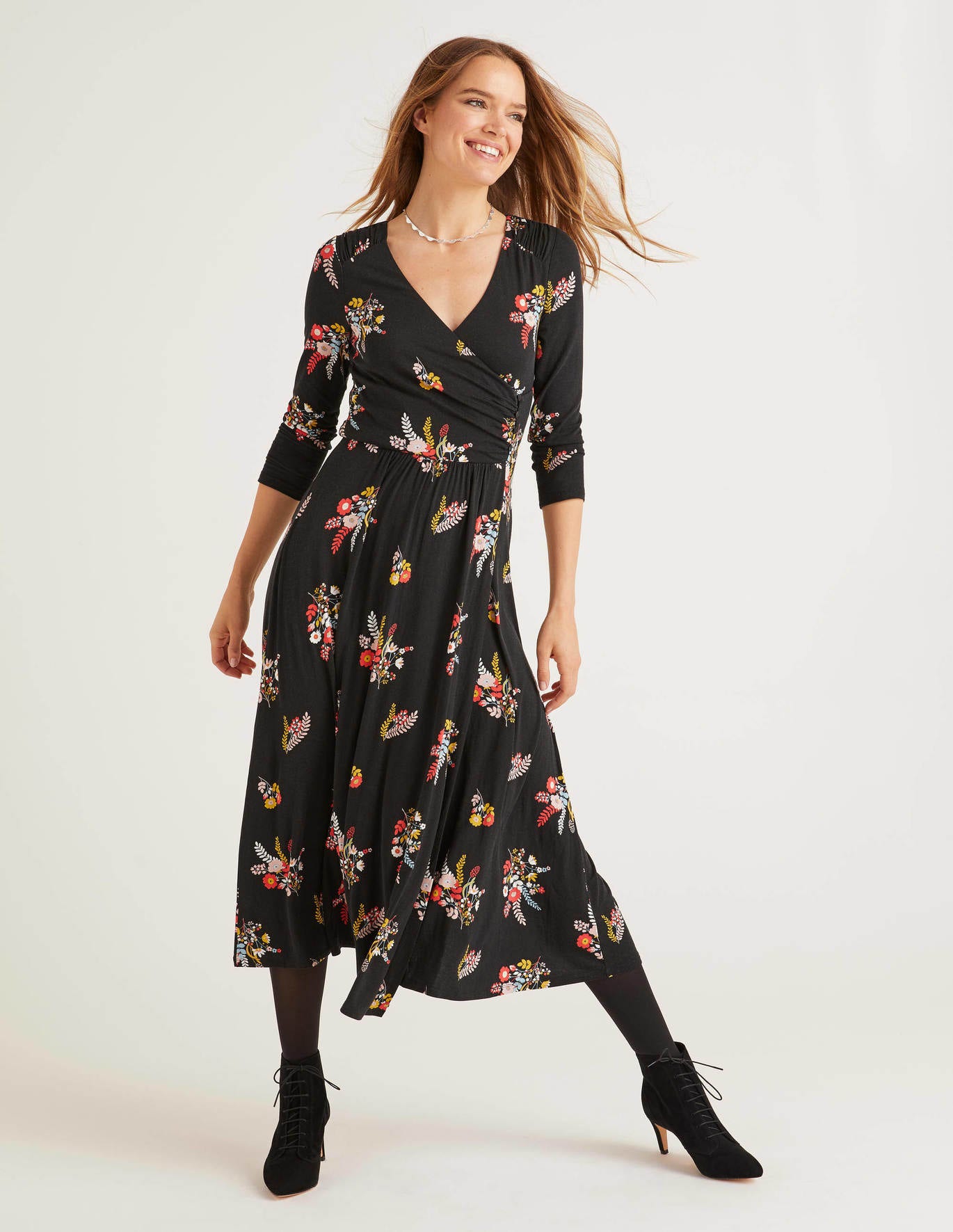 boden rosa jersey midi dress