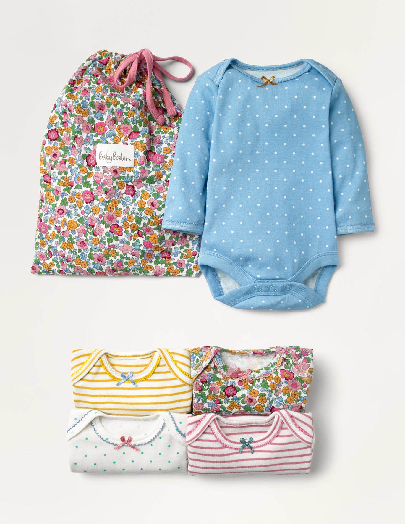 5 pack baby sleepsuits