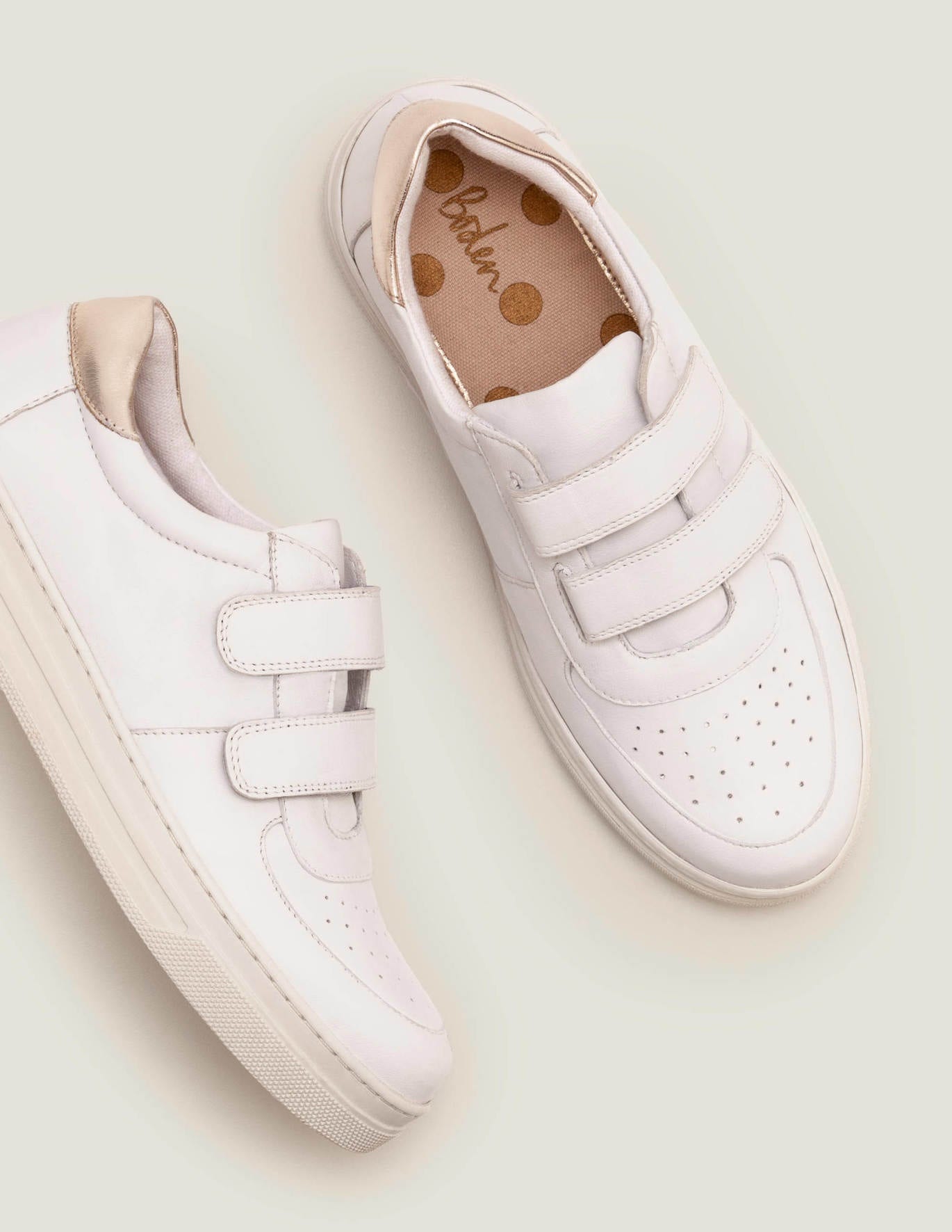 boden leopard print trainers