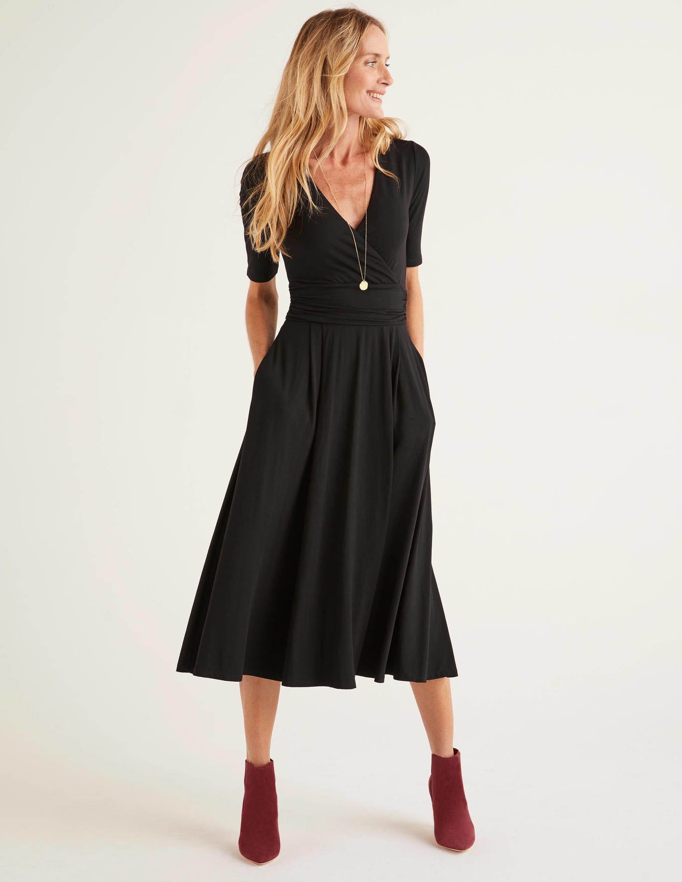 octavia jersey midi dress boden