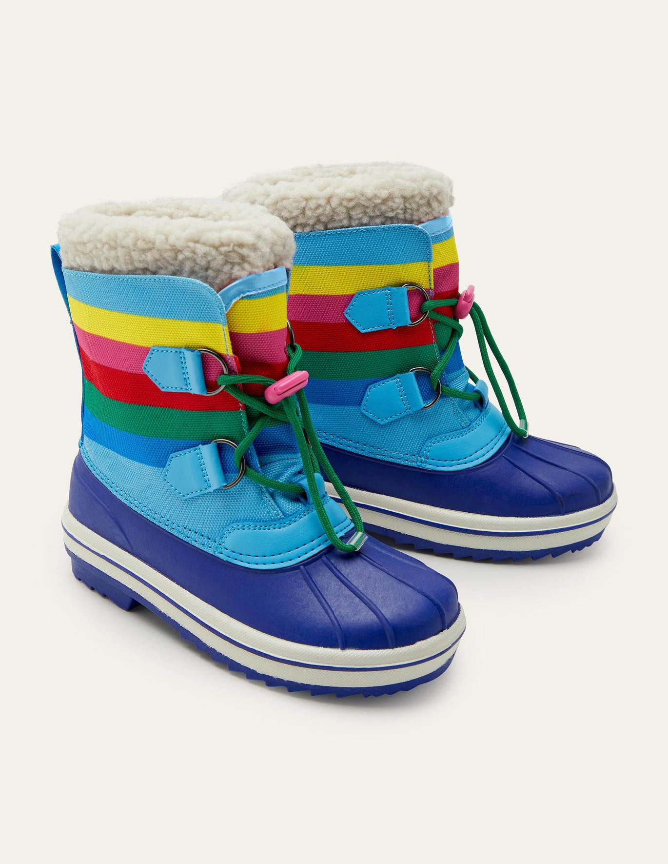 Boden All Weather Boots - Multi Colourblock