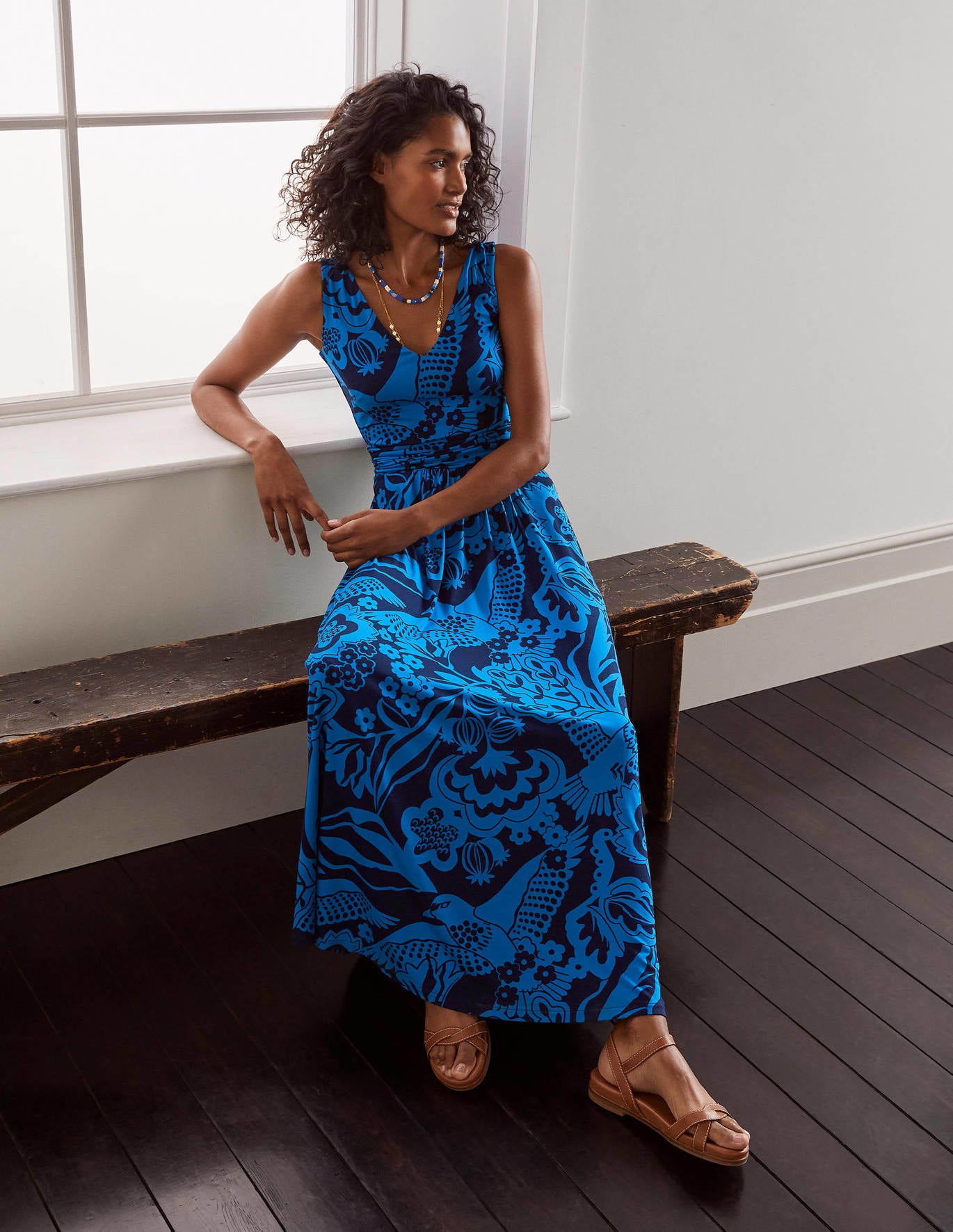 boden black maxi dress