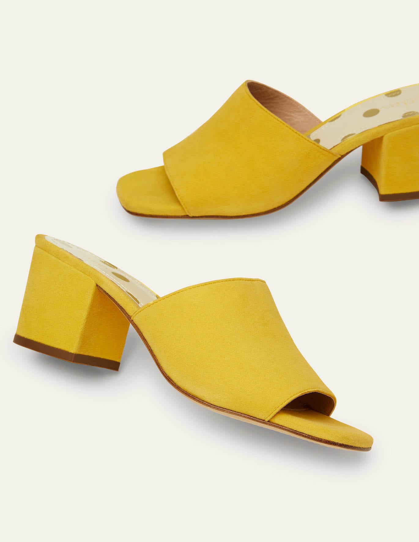 Elsie Pantoffelsandalen Mit Absatz - Narzissengelb