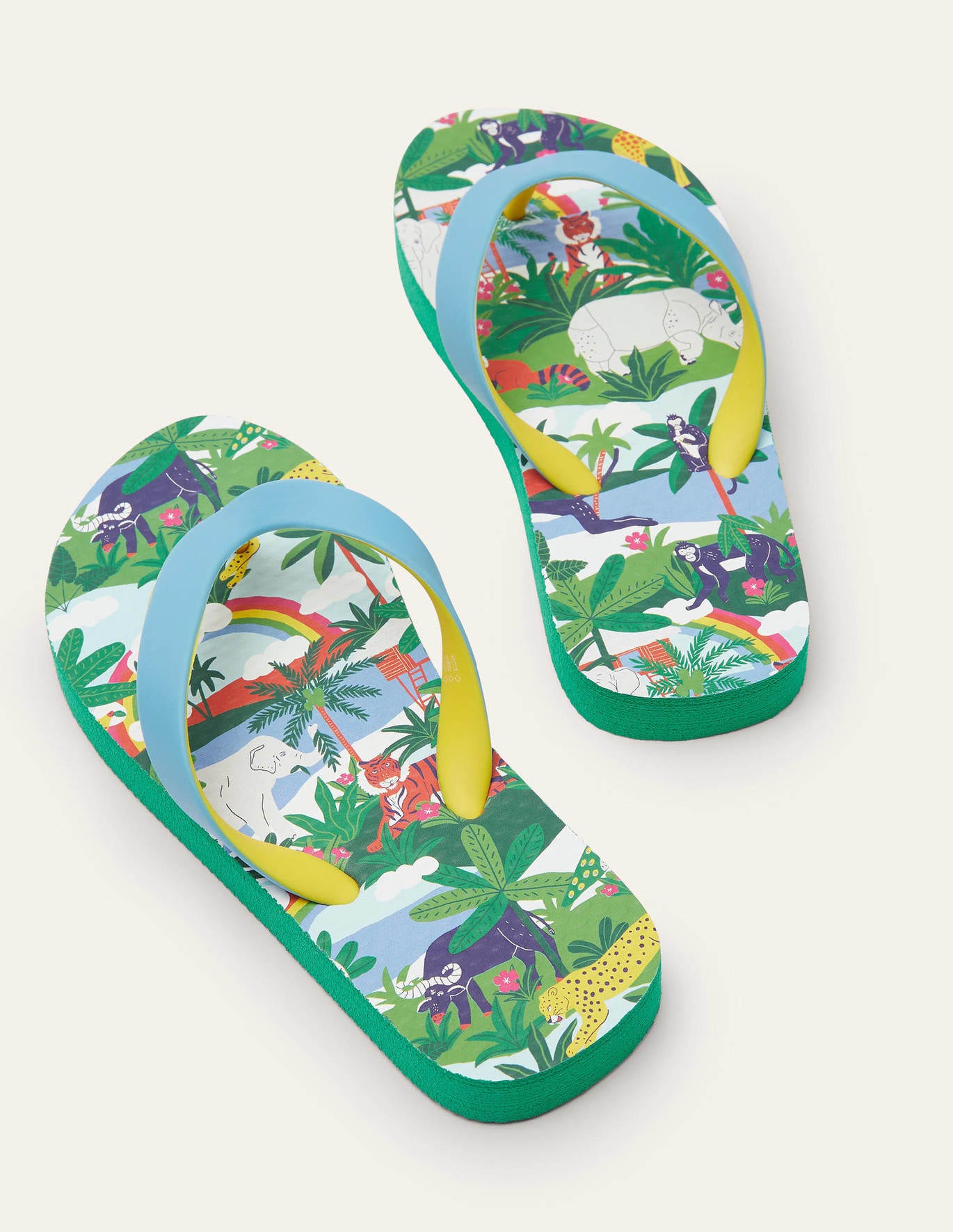 Boden Flip Flops - Jungle Print