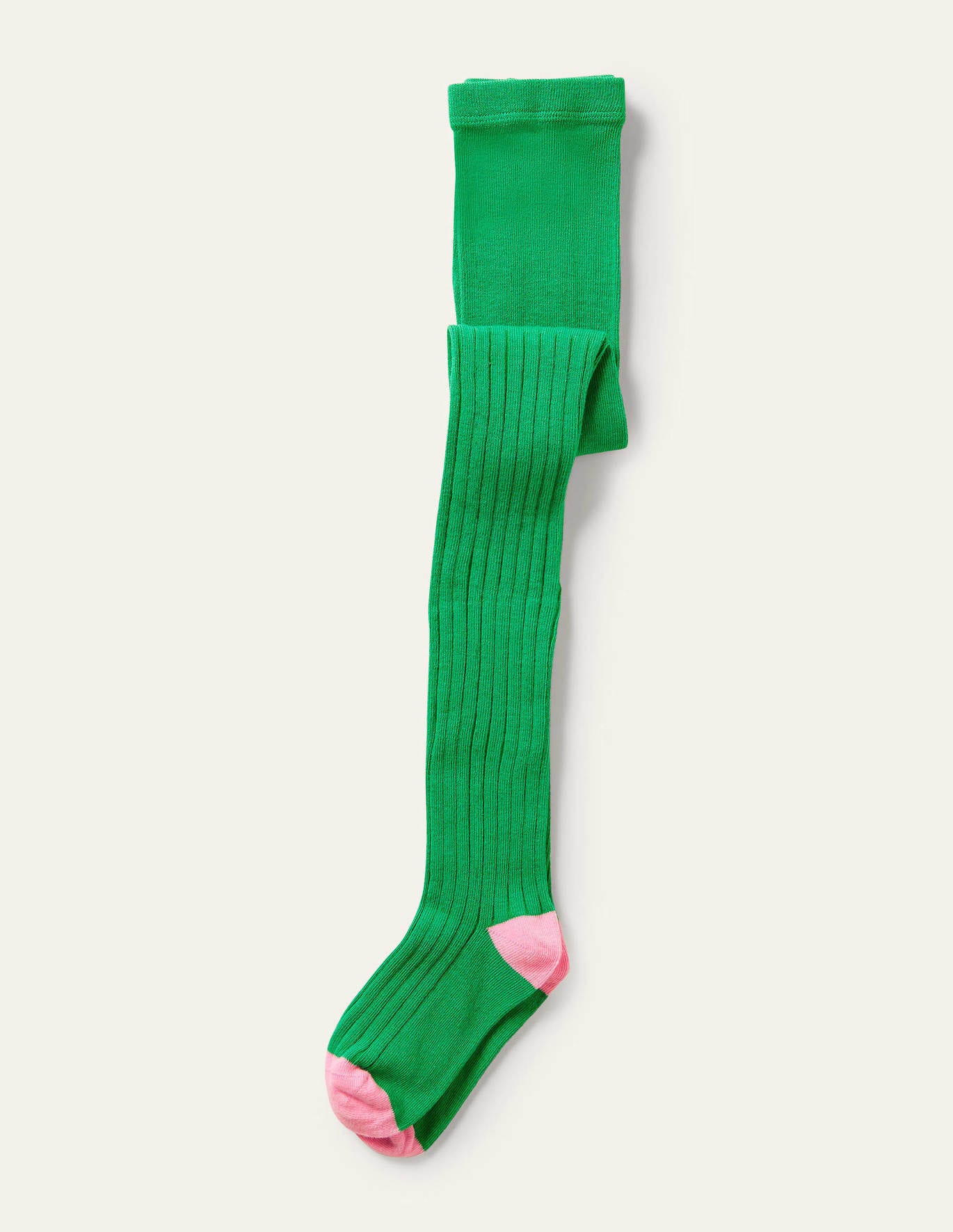 Boden Ribbed Tights - Green