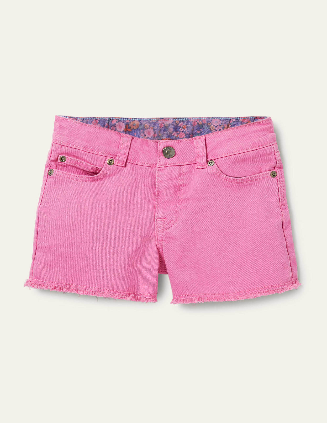 Boden Denim Shorts - Strawberry Ice Pink