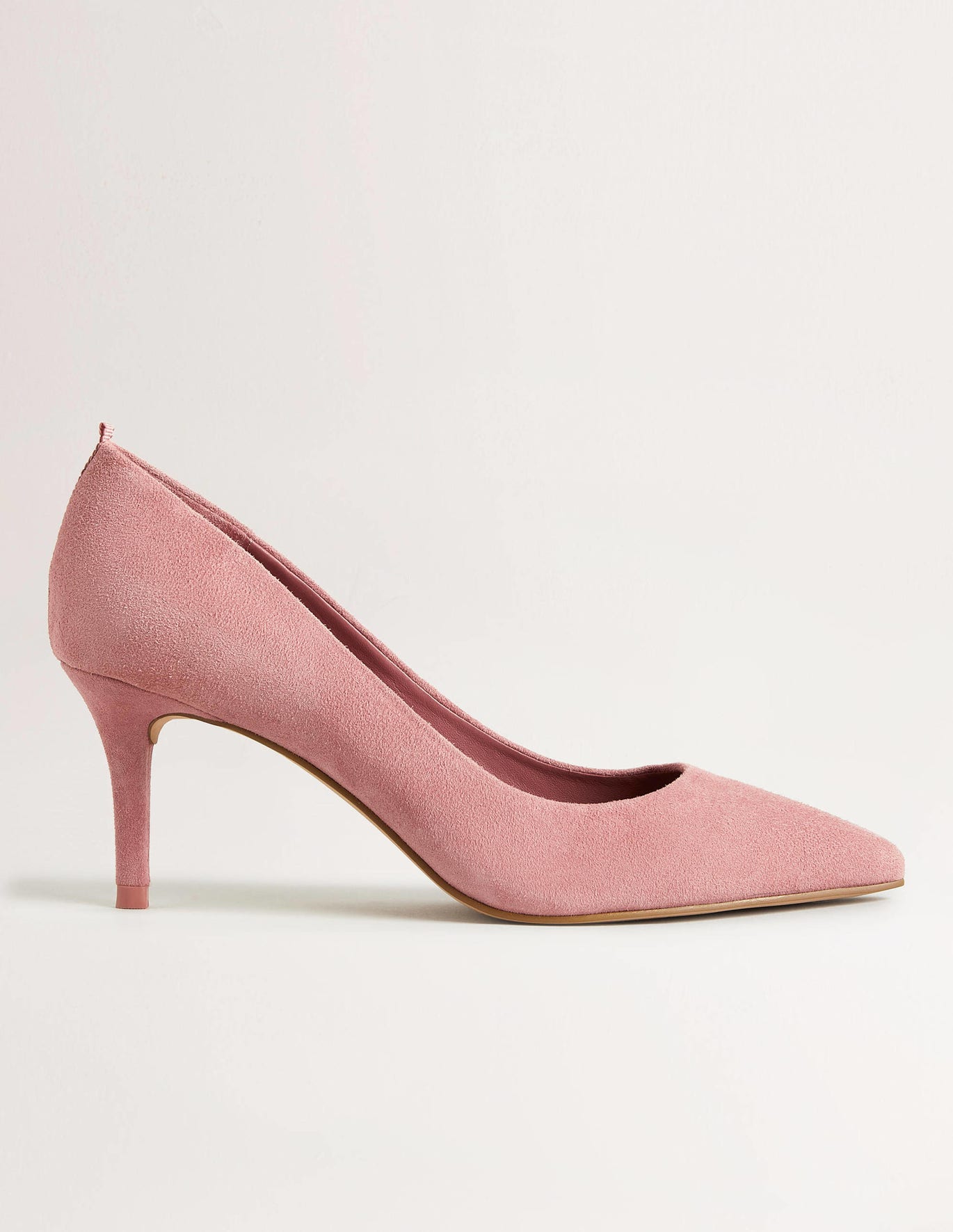 Boden Classic Suede Heels - Dusty Red