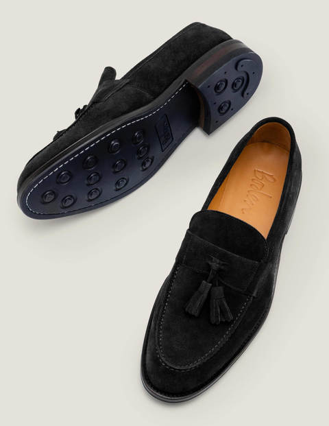 Corby Loafer - Black Suede | Boden US