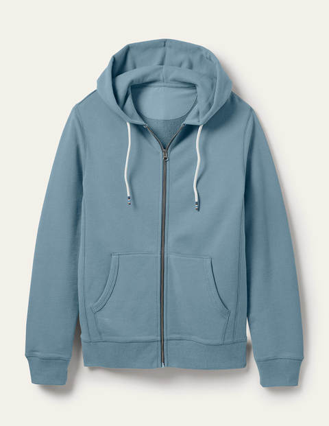 Plain blue zip up hoodie clearance