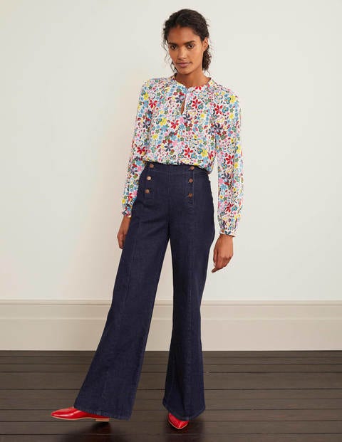 Sailor Wide Leg Jeans - Indigo