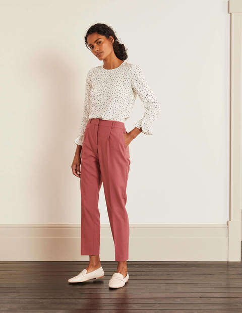 Pantalon droit Bridport Femme Boden, PNK
