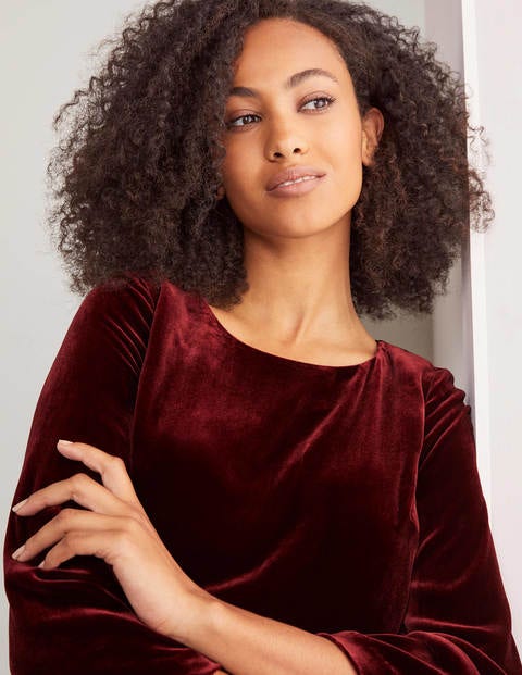 Ladies velvet tops discount uk