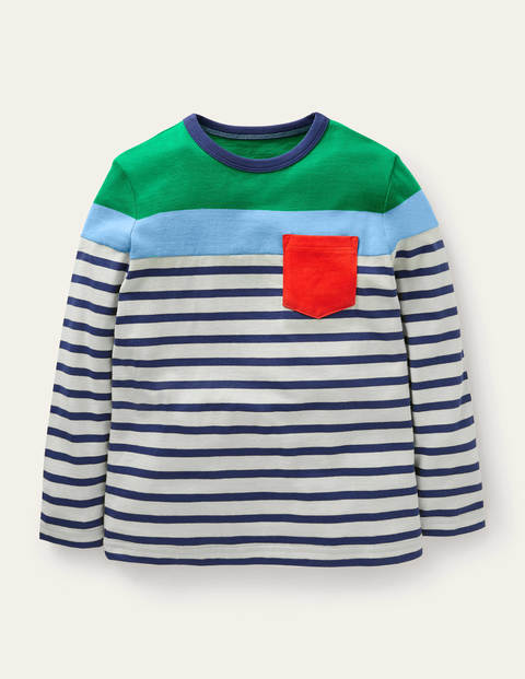 Marinière colourblock Garçon Boden, GRN