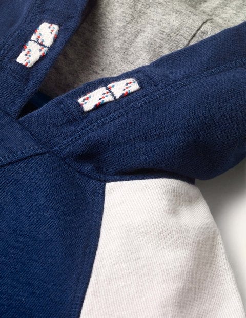 Hoodie mit Regenbogenstreifen - Schuluniform-Navy, Regenbogen | Boden DE