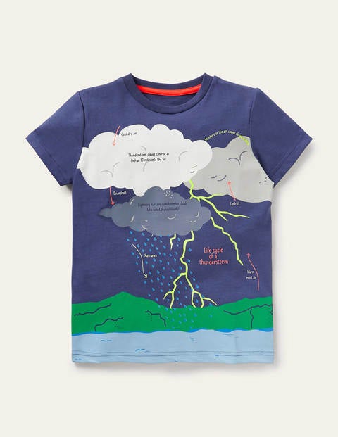 T-shirt à motif nature Garçon Boden, DBL