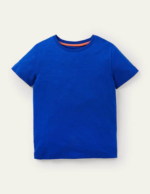 Vorgewaschenes T-Shirt aus Flammgarn - Blitzblau | Boden DE