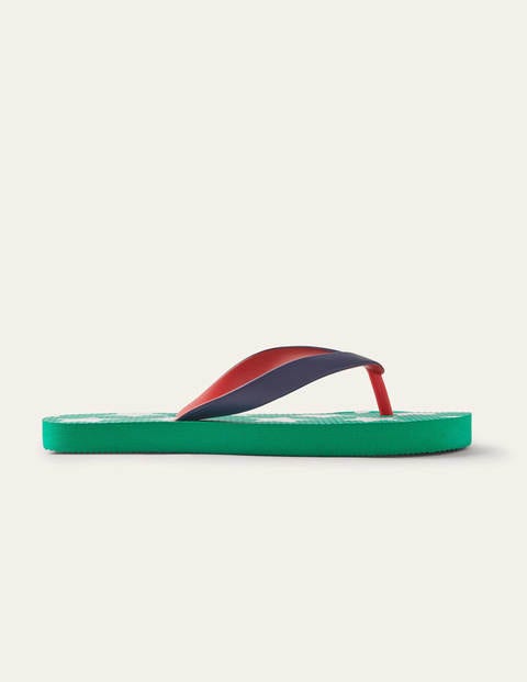 Flip Flops - Green Pepper Star | Boden UK