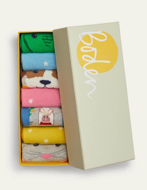 Baby And Toddler Boys Days Of The Week Midi Socks 7-Pack