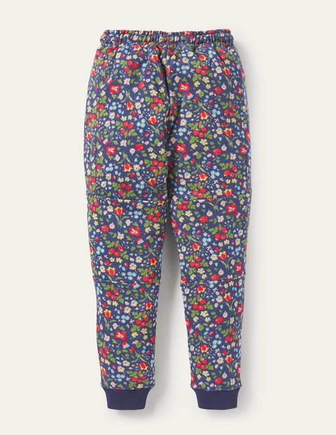 Warrior Knee Sweatpants - Starboard Autumn Berry Floral | Boden UK