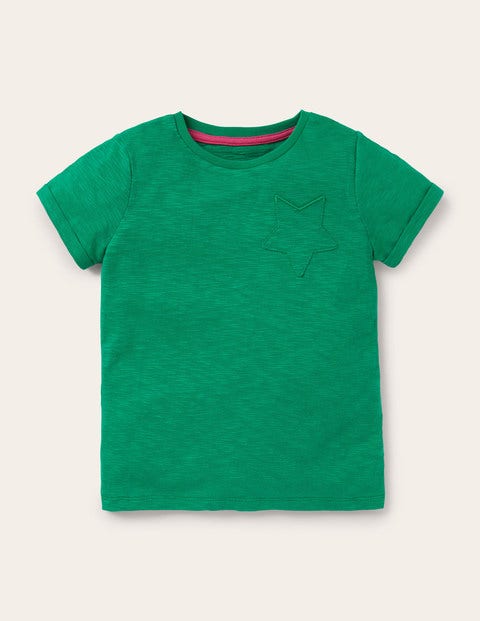 Star Pocket Slub T-shirt - Sapling Green | Boden EU