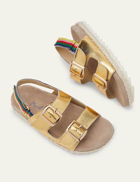 Sandales style espadrilles Fille Boden, GLD