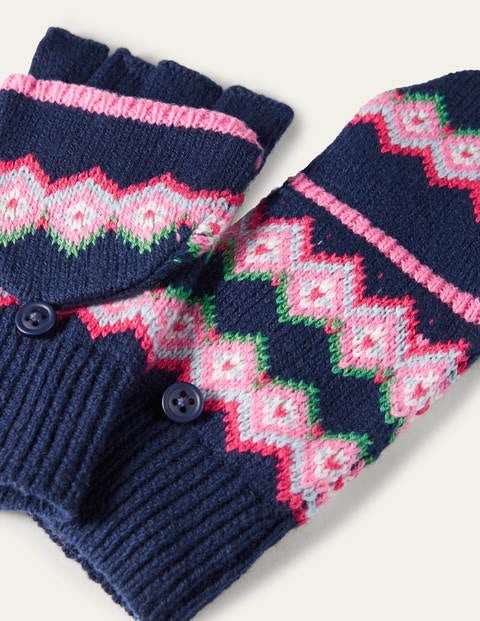 Einhorn Handschuhe Für Mädchen 1-5 Jahre - Warme Strickfäustlinge Winter