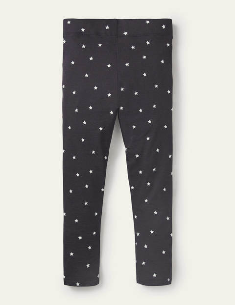 Fun Cosy Leggings - Starboard Blue Ivory Stars | Boden US