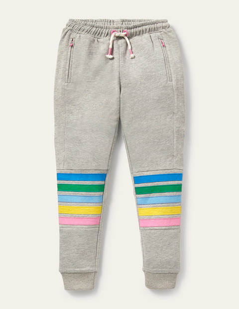 Pantalon de survêtement à genoux renforcés Fille Boden, GRY