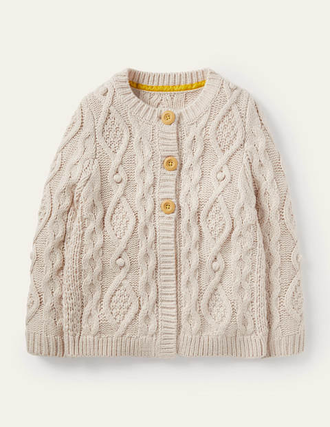 Cable Cardigan - Ecru | Boden US
