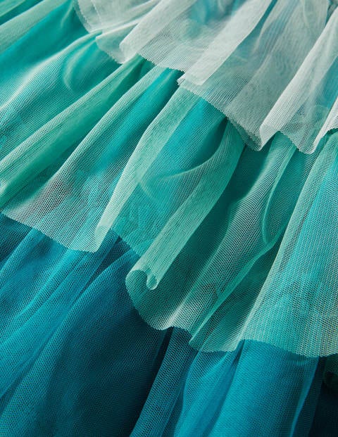 Tiered Tulle Skirt - Orkney Blue | Boden US