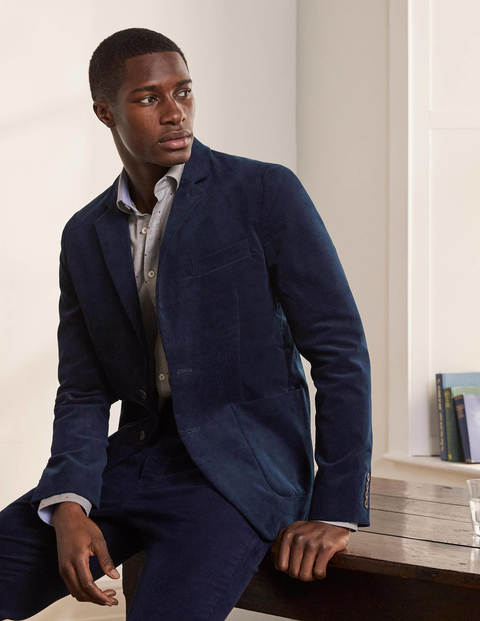 Belvedere Cord Blazer - Light Navy