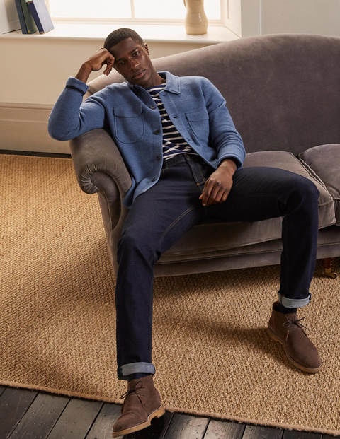 Knitted Jacket Blue Steel Boden AU