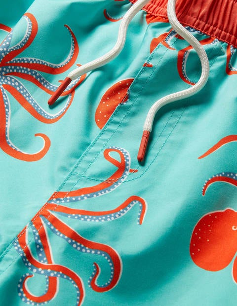 Swimshorts - Tropical Coral Octopus | Boden US