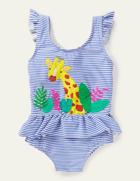 Maillot de bain à taille volantée Bébé Boden, MBL