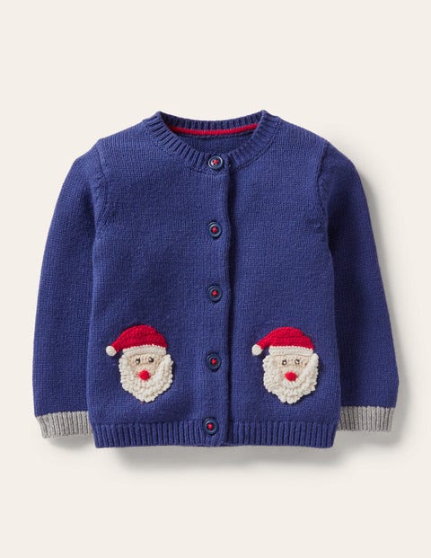 Gilet de Noël Bébé Boden, BLU