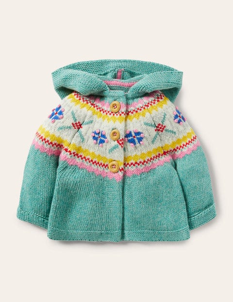 Veste en maille à motif jacquard Bébé Boden, LBL