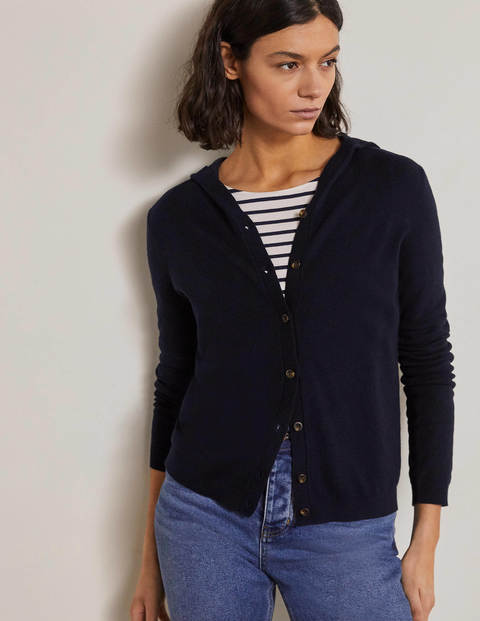 Elodie Relaxed Hoodie - Navy | Boden US