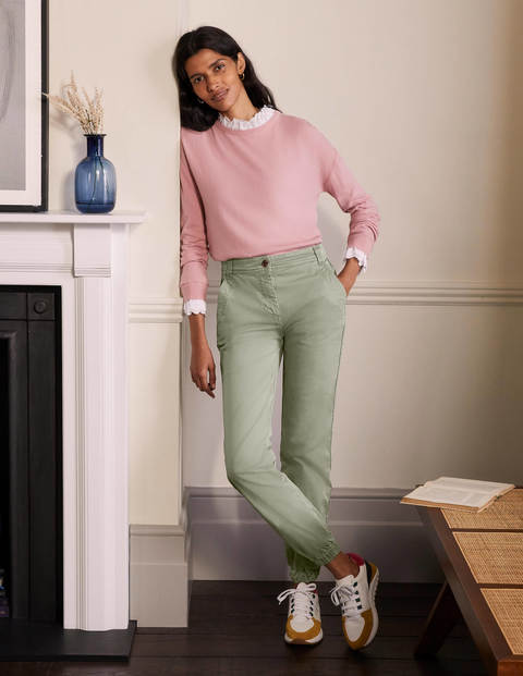 Pantalon chino Gowrie Femme Boden, OLV