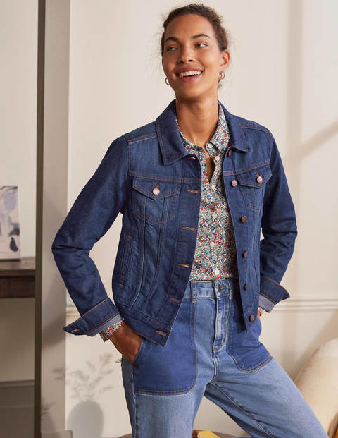 Classic Denim Jacket Indigo Boden US