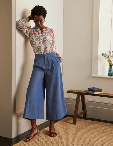 Brompton Culottes - Mid Vintage Denim