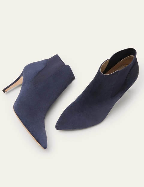Elsworth Ankle Boots - Navy | Boden AU