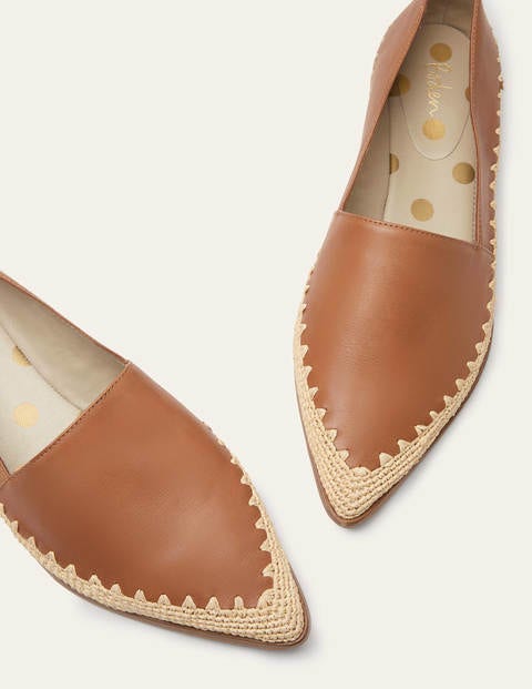 Mocassins Penelope Femme Boden, TAN