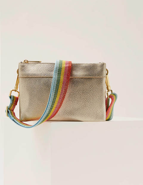 Clementine Crossbody Bag - Pale Gold